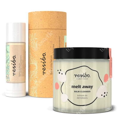 Resibo Melt Away + Balancing Serum ZESTAW Balsam do demakijażu 100 ml + Serum normalizujące 30 ml