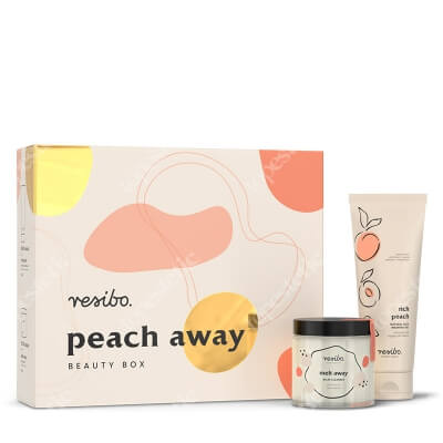 Resibo Peach Away ZESTAW Balsam do demakijażu 100 ml + Naturalny żel myjący do twarzy 125 ml