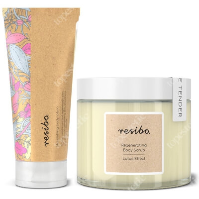 Resibo Regenerating Body Set ZESTAW Peeling do ciała 300 g + Balsam do ciała 200 ml