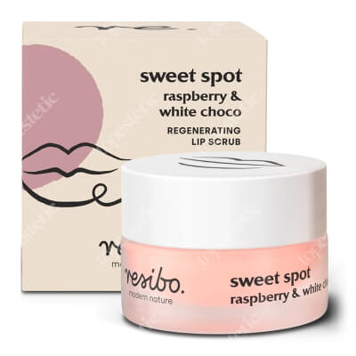 Resibo Sweet Spot Regenerujący peeling do ust malina i biała czekolada 9 g