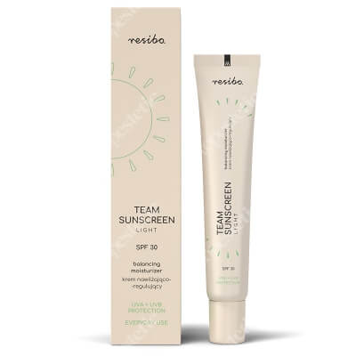 Resibo Team Sunscreen SPF 30 Balancing Moisturizer Cream Krem nawilżająco-regulujący 40 ml