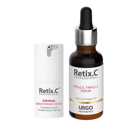 Retix C Brightening Skin Set ZESTAW Serum 30 ml + Krem pod oczy 15 ml