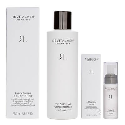 Revitalash Conditioner + Volume Hair ZESTAW Zagęszczająca odżywka 250 ml + Pianka stymulująca wzrost włosów 55 ml