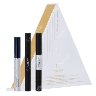 Revitalash Fun Favorites To Brow ZESTAW Odżywka stymulująca wzrost brwi 3 ml + Tusz i podkład 5 ml + Żel do brwi﻿ - jasnybrąz/ciemny brąz 5m (2x 2,5 ml)