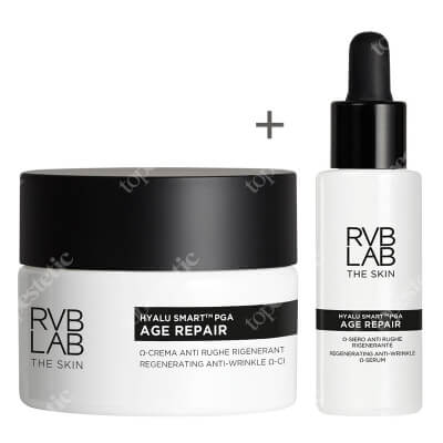 RVB LAB Make Up Regenerating Anti - Wrinkle Set ZESTAW Uelastyczniający krem do głębokiej regeneracji 50 ml + Regenerujące serum przeciwzmarszczkowe 30 ml