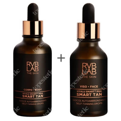 RVB LAB Make Up Self - Taning Drops Set ZESTAW Płynny samoopalacz do twarzy 30 ml + Płynny samoopalacz do ciała 50 ml