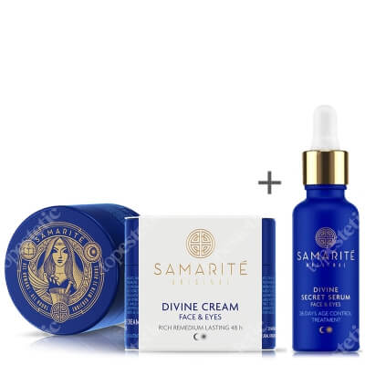 Samarite Divine Secret Serum + Divine Cream ZESTAW Serum do twarzy 30 ml + Odmładzający krem do twarzy 45 ml