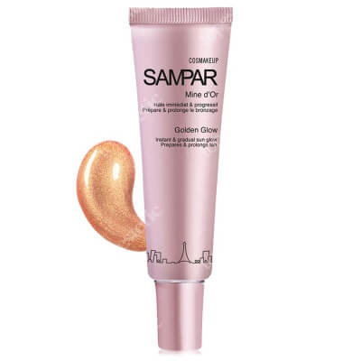 Sampar Golden Glow Rozświetlający krem nawilżający z efektem opalenizny 30 ml