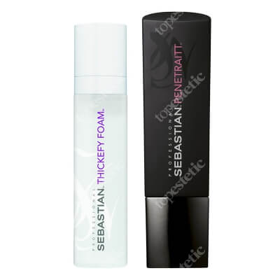 Sebastian Professional Hair Set ZESTAW Szampon wzmacnianiający 250 ml + Pianka objętość 190 ml