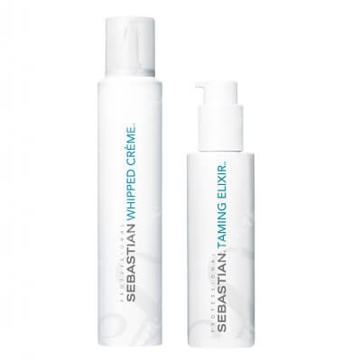 Sebastian Professional Taming Elixir + Whipped Creme ZESTAW Serum 140 ml + Pianka regenerująco-stylizacyjna 150 ml