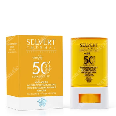 Selvert Thermal Anti - Ageing Invisible Protection Stick SPF 50 Sztyft ochronny twarz i ciało 15 ml