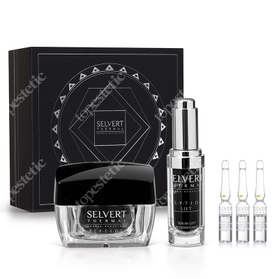 Selvert Thermal Peptide Lift Set ZESTAW Krem 50 ml + Serum 15 ml + Ampułki 3x1,5 ml