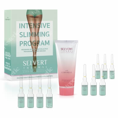 Selvert Thermal Program Intensywnego Wyszczuplania ZESTAW Żel-Krem intensywnie wyszczuplający na dzień 200 ml + Wzmacniacz wyszczuplający na noc 10 x 5ml