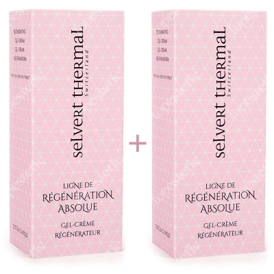 Selvert Thermal Regenerating Gel-Cream With Snail Protein Extract x 2 ZESTAW Żel-krem regenerujący z wyciągiem z białka ślimaka 2 x 50 ml