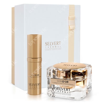 Selvert Thermal Soin D'Or Coffret ZESTAW Krem z czystym złotem 50 ml + Olej z czystym złotem 30 ml