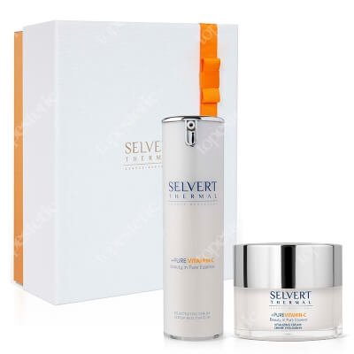 Selvert Thermal Vitamin C Coffret ZESTAW Witaminowy krem odnawiający 50 ml + Witaminowe serum odnawiające 30 ml