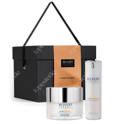 Selvert Thermal Vitamin C Coffret ZESTAW Witaminowy krem odnawiający 50 ml + Witaminowe serum odnawiające 30 ml