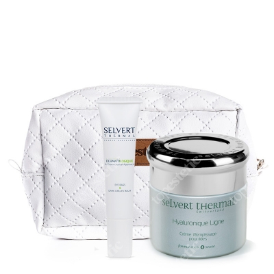 Selvert Thermal Zestaw Wypełniający ZESTAW Krem 50 ml + Krem pod oczy 15 ml + Kosmetyczka