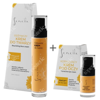 Senelle Nawilżenie i Regeneracja ZESTAW Korygujący krem pod oczy 15 ml + Odżywczy krem do twarzy 50 ml