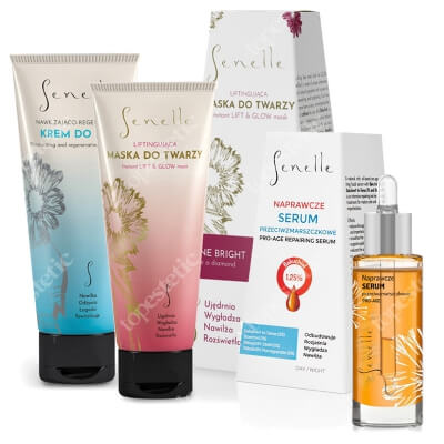 Senelle Pro-Age Care Set ZESTAW Serum 30 ml + Maska do twarzy 65 ml + Krem do rąk 65 ml GRATIS