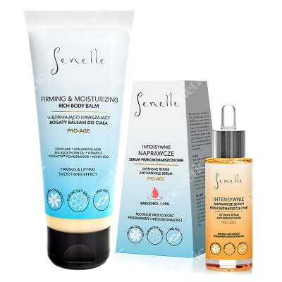 Senelle Pro - Age Repairing Serum + Body Balm ZESTAW Naprawcze serum przeciwzmarszczkowe 30 ml + Ujędrniający balsam do ciała 200 ml