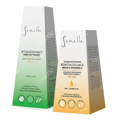 Senelle Revitalizing And Smoothing Set ZESTAW Rewitalizujące serum 30 ml + Wygładzający krem do twarzy 50 ml