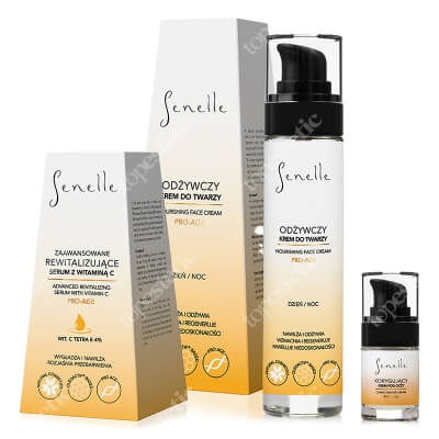 Senelle Revitalizing Set ZESTAW Serum olejowe 30 ml + Krem pod oczy 15 ml + Krem do twarzy 50 ml