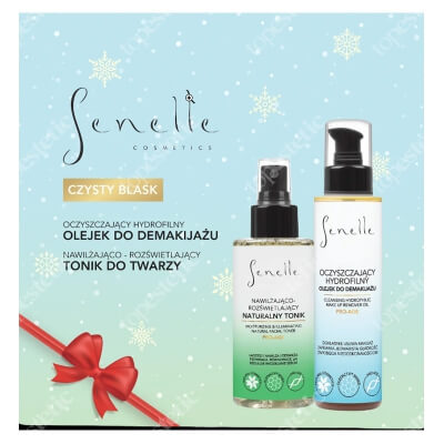 Senelle Zestaw Czysty Blask ZESTAW 150 ml + Nawilżająco - rozświetlający naturalny tonik do twarzy 150 ml