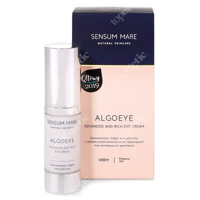 Sensum Mare AlgoEye Advanced And Rich Eye Cream Zaawansowany i bogaty krem pod oczy o działaniu przeciwzmarszczkowym 15 ml