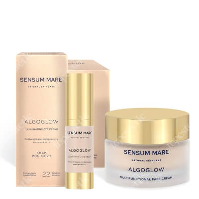 Sensum Mare AlgoGlow Set ZESTAW Krem do twarzy 50 ml + Krem pod oczy 15 ml