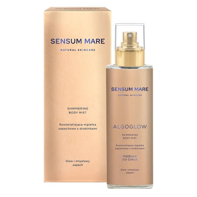 Sensum Mare AlgoGlow Shimmering Body Mist Rozświetlająca mgiełka zapachowa z drobinkami 100 ml