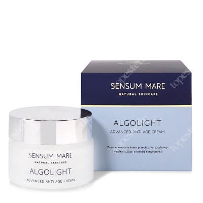 Sensum Mare Algolight Advanced Anti Age Cream Zaawansowany krem rewitalizujący i przeciwzmarszczkowy o lekkiej konsystencji 50 ml