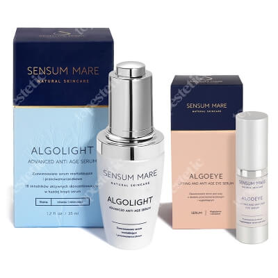 Sensum Mare AlgoLight Serum + AlgoEye Serum ZESTAW Serum 35 ml + Serum pod oczy 15 ml
