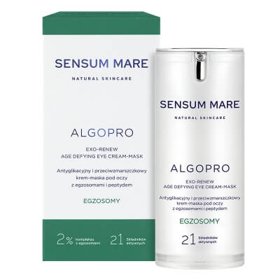 Sensum Mare Exo-Renew Age ying Eye Cream-Mask Antyglikacyjny i przeciwzmarszczkowy krem-maska pod oczy 15 ml