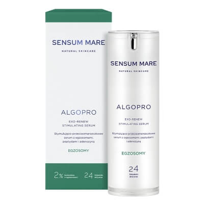 Sensum Mare Exo-Renew Stimulating Serum Stymulująco-przeciwzmarszczkowe serum z egzosomami, peptydami i adenozyną 30 ml