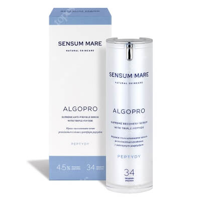 Sensum Mare Supreme Recovery Serum With Triple Peptide Wysoce zaawansowane serum przeciwzmarszczkowe z potrójnym peptydem 4,5% 30 ml