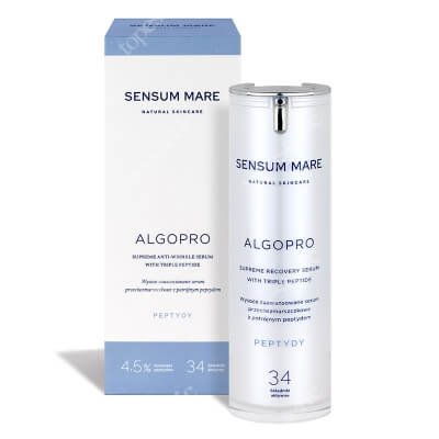 Sensum Mare Supreme Recovery Serum With Triple Peptide Wysoce zaawansowane serum przeciwzmarszczkowe z potrójnym peptydem 4,5% 30 ml