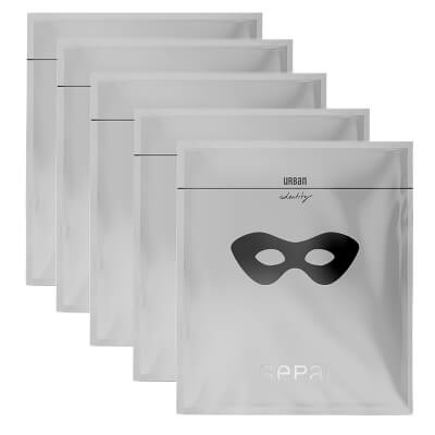 Sepai Identity Mask x 5 ZESTAW Rozjaśniająco-nawilżająca maska pod oczy z neuropeptydami 2,5 ml x 5