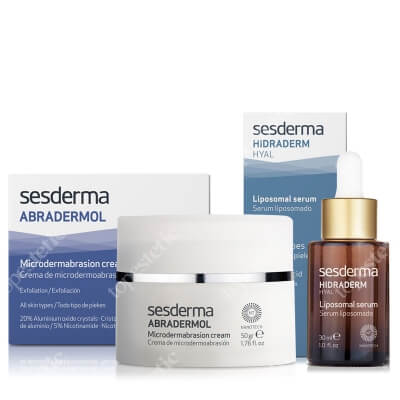 Sesderma Abradermol + Hidraderm Hyal Liposomal Serum ZESTAW Krem mikrodermabrazja 50 g + Serum 30 ml