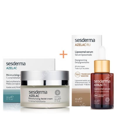 Sesderma Azelac + Azelac RU ZESTAW Krem nawilżający do twarzy 50 ml + Serum liposomowe 30 ml