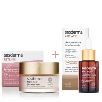 Sesderma Azelac RU + Reti Age ZESTAW Serum liposomowe 30 ml + Krem przeciwzmarszczkowy 50 ml