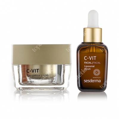 Sesderma C-VIT Liposomal Serum + C-VIT Krem pod oczy ZESTAW Serum + Krem pod oczy 30ml+30ml