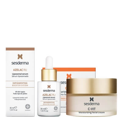 Sesderma C-VIT Moisturizing Facial Cream + Azelac RU serum ZESTAW Krem nawilżający 50 ml + Serum liposomowe 30 ml