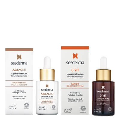 Sesderma C-Vit Serum + Azelac Ru Serum ZESTAW Intensywna Pielęgnacja Depigmentująca - Serum liposomowe 30 ml + Serum liposomowe 30 ml