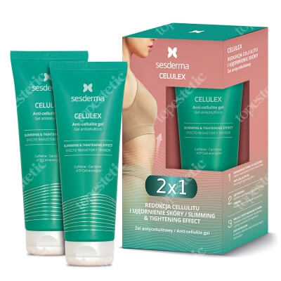 Sesderma Celulex Anti Cellulite Gel x 2 ZESTAW Żel antycelulitowy 200 ml x 2