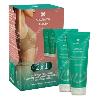 Sesderma Celulex Anti Cellulite Gel x 2 ZESTAW Żel antycelulitowy 200 ml x 2