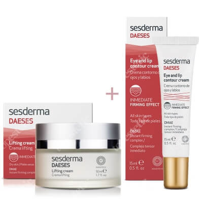 Sesderma Daeses Lifting Cream + Eye and Lip Contour Cream ZESTAW Krem liftingujący 50 ml + Krem kontur oczu i ust 15 ml