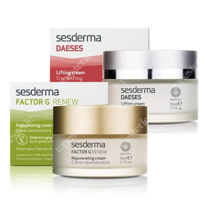 Sesderma Daeses Lifting Cream + Factor G - Rejuvenating Cream ZESTAW Krem liftingujący 50 ml + Regenerujący krem przeciwstarzeniowy 50 ml