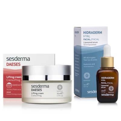 Sesderma Daeses Lifting Cream + Hidraderm Hyal Liposomal Serum ZESTAW Krem liftingujący 50 ml + Serum 30 ml