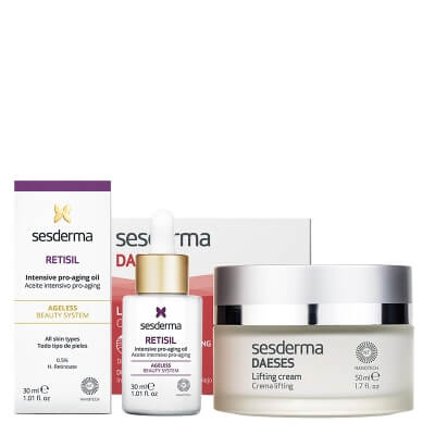 Sesderma Daeses Lifting Cream + Retisil Intensive Pro-Aging Oil ZESTAW Krem liftingujący 50 ml + Olejek przeciwstarzeniowy 30 ml